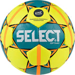 SELECT Optimo Handball Adulte Unisexe, Jaune/Vert/Rouge, 3