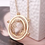 Harry Potter Time Turner Halsband Hermiones Vit Sand goldplated gold