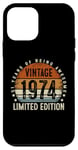 iPhone 12 mini Vintage 1974 Limited Edition 51 Year Old Retro 51st Birthday Case