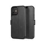 tech21 EvoWallet for Apple iPhone 12 and 12 Pro 5G - Hygienically Clean Bacterial Germ Fighting Antimicrobial Phone Case with 3 Meter Drop Protection - 6.1 inches