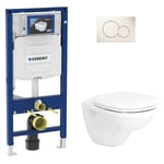 Pack Bati support Geberit et Wc suspendu Duravit D-Code