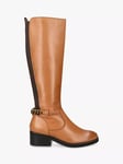 KG Kurt Geiger Chelsea Leather Rider Boots, Brown Tan