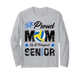 Proud Mom of a volleyball Senior Class of 2025 Graduation Long Sleeve T-Shirt