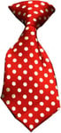 Mirage Cravate pour chien Motif pois Rouge