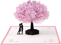 Cherry Blossom 3D Pop Up -kortti onnittelukortti Miss You -kortti