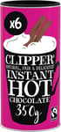 Clipper Fairtrade Instant Hot Chocolate 350 g (Pack of 6)