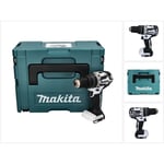 Makita DHP 484 ZJ W Perceuse-visseuse à percussion sans fil 18 V 54 Nm Brushless + Makpac - sans batterie, sans chargeur