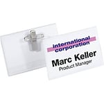 DURABLE Name Badge Combi clip 12.2 x 15.8 x 12.2 cm Plastic Pack of 50