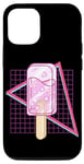 Coque pour iPhone 12/12 Pro Sakura Ice Drop Popsicle Kawaii Esthétique Pop Art