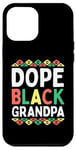 Coque pour iPhone 12 Pro Max Black Grandpa Afro-American Black History Month Pride