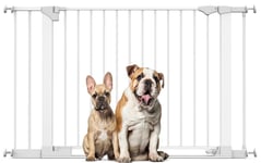 Bettacare Dog Safety Gate, SafeStep Pet Pressure Gate, White, 117cm - 124cm