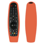 Télécommande TV Silicone de Protection pour LG AN-MR600 AN-MR650 Antichoc Lavable,Orange