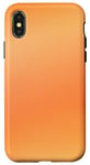 Coque pour iPhone X/XS Orange esthétique