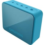 GRUNDIG Solo+ Blue Enceinte Bluetooth 5.3 Puissance RMS 3,5 W Portée 30 m Autonomie de Plus de 20 Heures Bluetooth 5.3 Boîtier résistant aux éclaboussures (IPX5) Noir