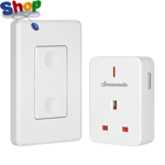 Remote  Control  Plug  Socket ,  13A / 3120W  Heavy  Duty  Wireless  Light  Swit