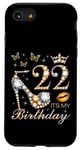 Coque pour iPhone SE (2020) / 7 / 8 22e anniversaire C'est ma fête d'anniversaire, 22 ans, 22e anniversaire de la Reine