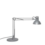 MAUL lampe de bureau MAULstudy en métal | Lampe LED professionnelle | Lampe sur pied flexible pour le bureau et l'atelier | Haute qualité d'éclairage à LED | Lampe bureau sans ampoule | Argenté
