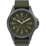 Timex Gents Expedition Solar Watch | Green Strap & Dial | TW2V03700