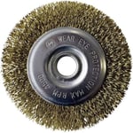 gloria Brosse à Joints en Fil d'acier - Accessoires pour Les appareils MultiBrush et WeedBrush - Brosse métallique/en Laiton pour Le Nettoyage des Joints - 11 cm de diamètre - 1,2 cm de Largeur