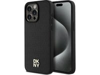 Dkny Dkny Dkhmp15xpshrpsk Iphone 15 Pro Max 6.7" Czarny/Black Hardcase Leather Monogram Pattern Metal Logo Magsafe