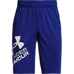 Under Armour Prototype 2.0 Logo Shorts Court Garçon, Bleu Roi/Blanc, XS