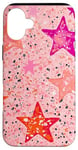 Coque pour iPhone 16 Plus Coque de téléphone motif léopard rose layette