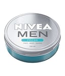 NIVEA Men Fresh Gel 150 ml crème hydratante rafraîchissante tout usage gel hy...