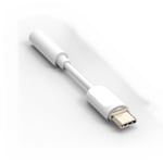 Cable adaptateur USB 3.1 Type-C vers 3,5 mm pour tablette Nokia N1 pour Chromebook Pixel 2015, blanc