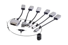 Prokord Premium videoadapter-kit - DisplayPort / HDMI / DVI / USB