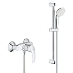 Pack Eurosmart Mitigeur de douche dn 15 + Ensemble de douche complet 2 jets Tempesta 100 (33555002-TEMPESTA) - Grohe