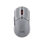 HyperX Pulsefire Haste 2 Pro Souris de Jeu sans Fil 4K, Suivi Ultra précis, commutateurs optiques, 26 000 DPI, RVB, Poids léger 61 g, jusqu'à 90 Heures d'autonomie, USB-C, Bluetooth, Gris