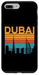 Coque pour iPhone 7 Plus/8 Plus Dubaï Emirats Arabes Unis Skyline City Retro Arabes Emirats Architecture