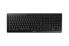 CHERRY STREAM KEYBOARD WIRELESS - tastatur - QWERTZ - tysk - sort