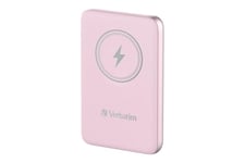 Verbatim Charge 'n' Go trådløs power bank - magnetisk montering - Li-pol - 24 pin USB-C - 20 Watt