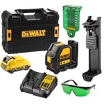 Niveau laser croix XR DEWALT DCE088D1G-QW 10.8V - 2Ah Li-Ion - faisceau vert