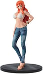 Banpresto One Piece 6.3-Inch Nami Figure A, Jeans Freak Series Volume 2 []