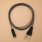 Y-Splitter 3.5MM Female To 2 Male Headset Headphone Audio Cable 3.5mm Jack