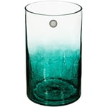 Vase cylindre verre craquelé H20cm - Atmosphera créateur d'intérieur