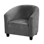 jianyana Housses de Fauteuil Club Extensible, Lavable Housse de Chaise Club Baignoire, Housses de Fauteuil Cabriolet Tub Chair Chesterfield, Couverture Protection pour Meubles, Salon, Réception