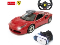 Ferrari 488 GTB fjärrstyrd bil med VR-glasögon och kamera 1:14