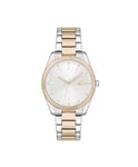 Lacoste Analogue Quartz Watch for Women with Two-Tone Stainless Steel Bracelet - 2001241