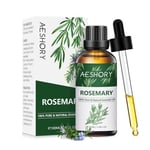 AESHORY Rosemary Essential Oil 100ml, 100% Pure Natural Rosemary Oil for Hair Growth, Hair Loss, Diffuser, Humidifier, Aromatherapy, Skin Care, Air Freshen, Perfume Making