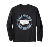 Clean And Mean Soap Machine Awesome Soap Business Soap Maker Long Sleeve T-Shirt