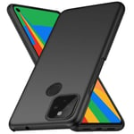 Google Pixel 4a 4G/LTE Ultratunt Mattsvart Skal Basic V2 Svart