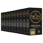 SKYN Original Preservatifs Sans Latex Lot de 100, 10 x 10 Doux et Confortable