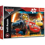 Trefl Rennen, Cars 100 Pièces pour Enfants à partir de 5 Ans Puzzle, TR16358, Course Extrême Voitures Disney