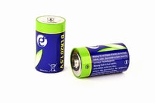 Gembird Eg-Ba-Lr20-01, Engångsbatteri, D, Alkalisk, 1,5 V, 2 Styck, Blå, Grön