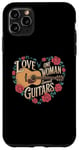 iPhone 11 Pro Max Love One Woman And Several Guitars Acoustic Guitar Guitarist Case