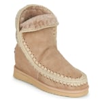 Mou Boots ESKIMO INNER WEDGE SHORT Beige dam