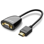 UGREEN HDMI hann til VGA hunnadapter uten lyd - svart